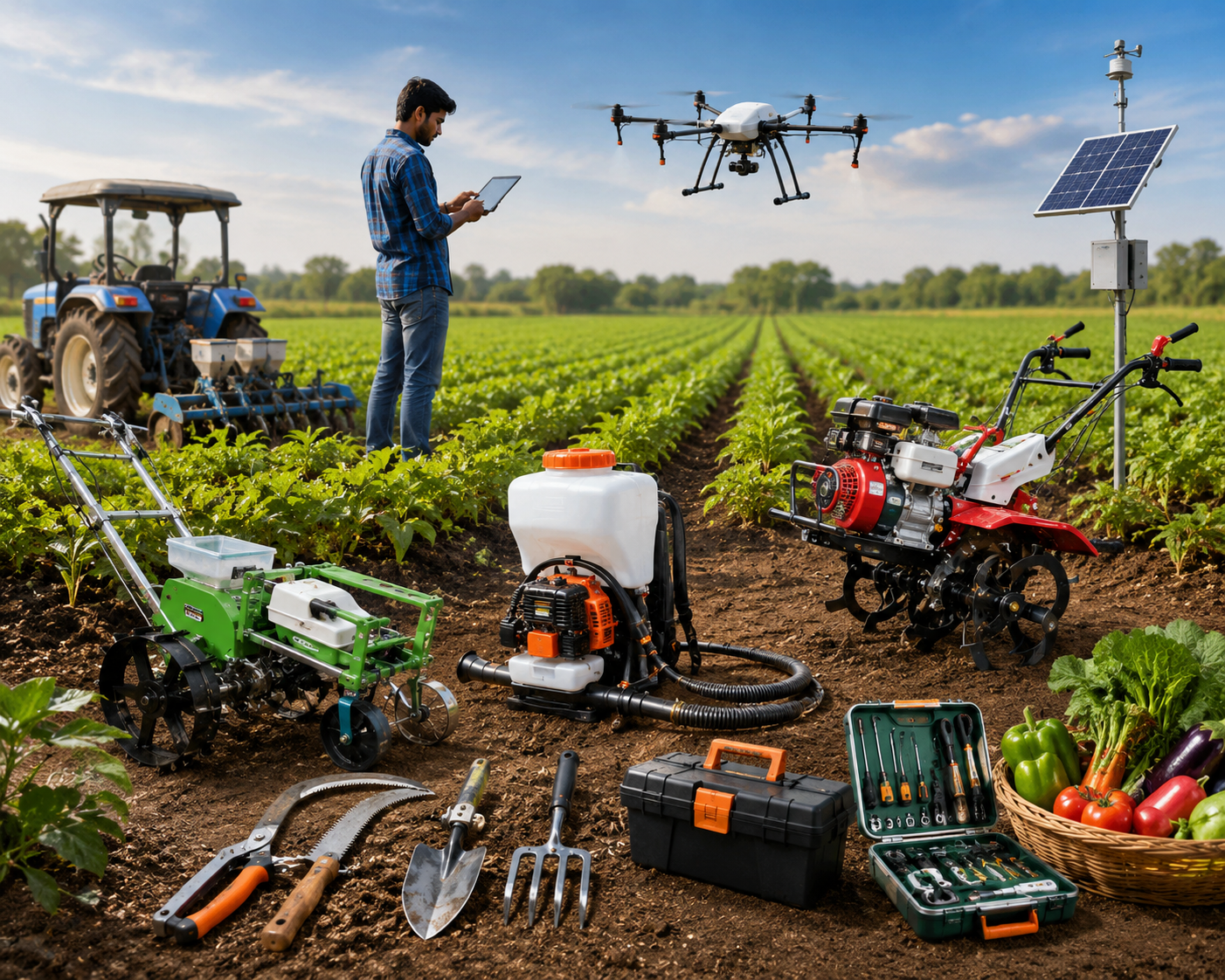 आधुनिक कृषि उपकरण (Advance Farm Tools) category