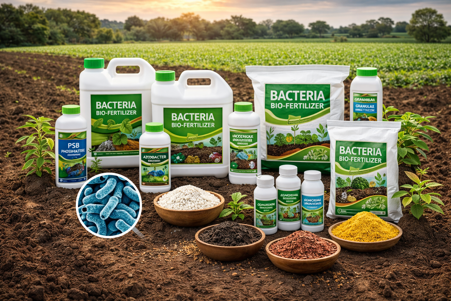 बैक्टीरिया जैव उर्वरक (Bacteria Bio Fertilizers) category