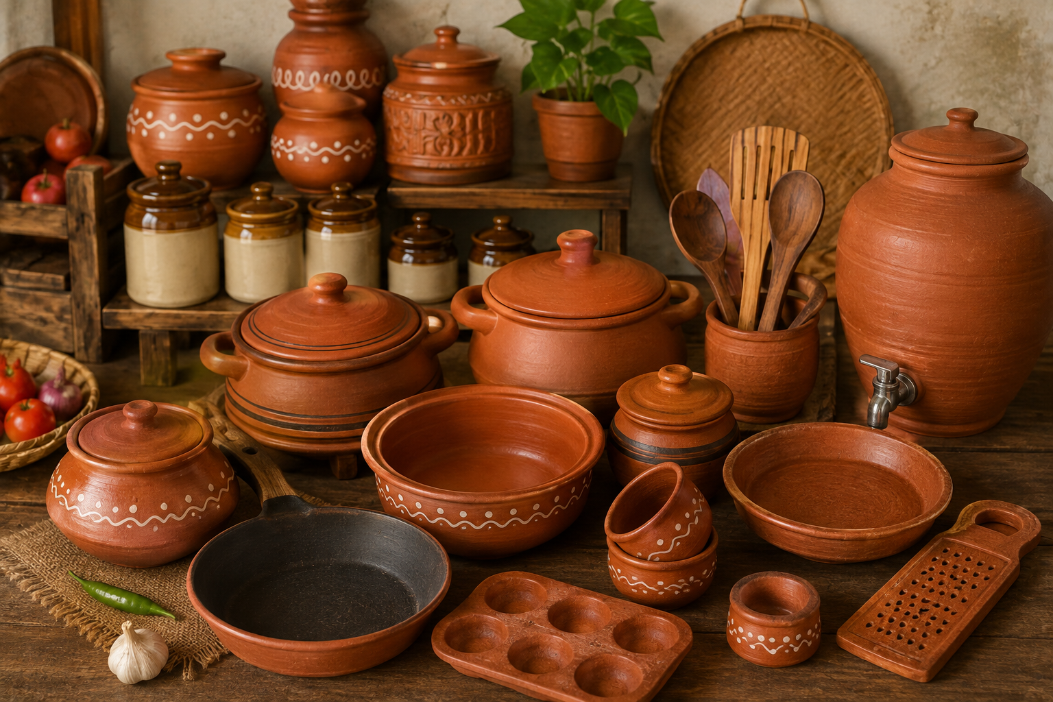 मिट्टी रसोई उत्पाद (Clay Kitchenware) category