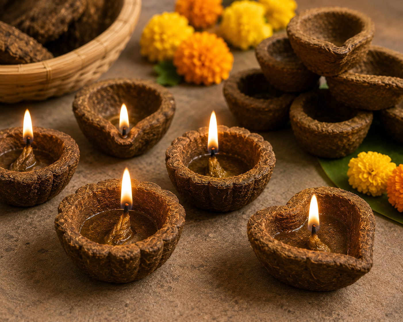 गोबर दीये (Dung Lamps) category