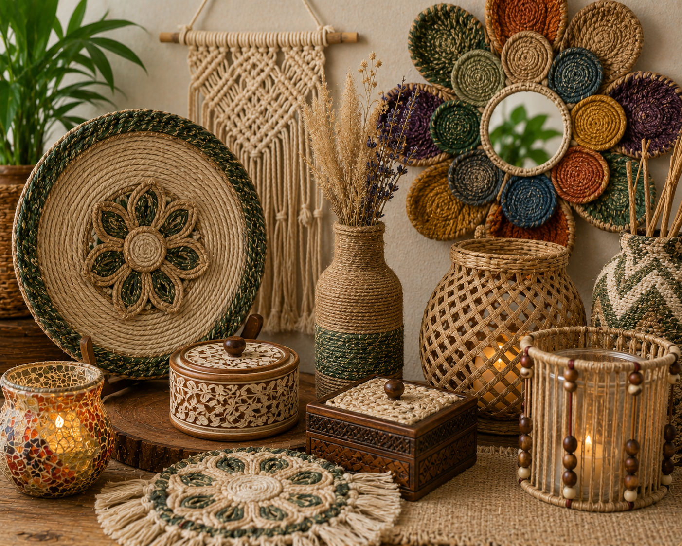 हस्तनिर्मित गृह सजावट (Handmade Home Decor) category