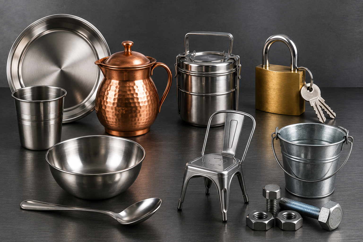 धातु से बनी (Made of metal) category