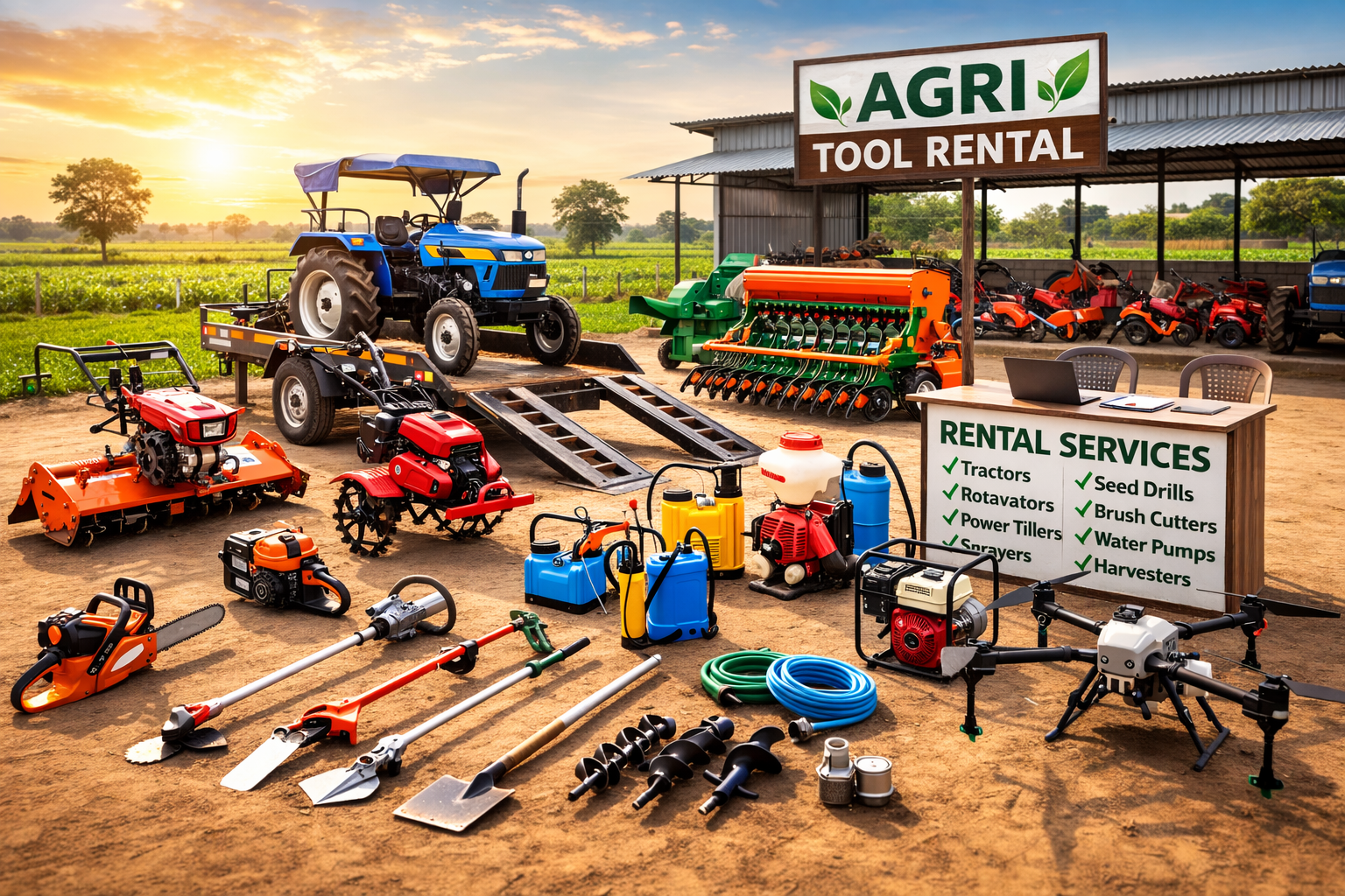 उपकरण - किराए पर (Tool Rental) category