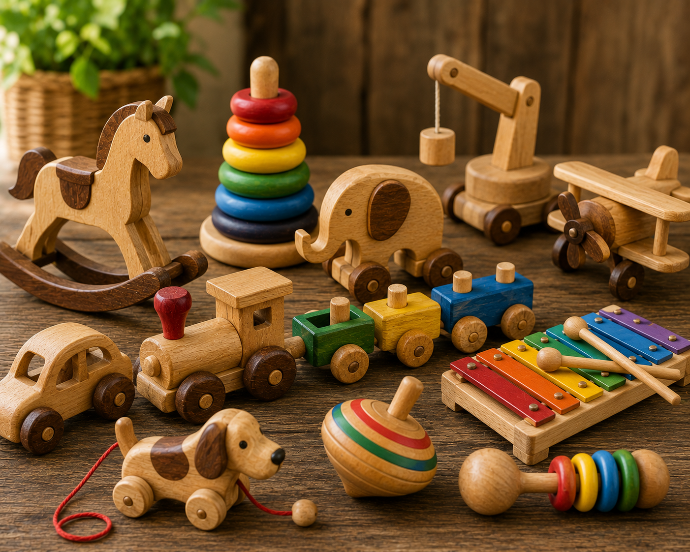 लकड़ी खिलौने (Wooden Toys) category
