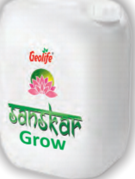 1L Sanskar Grow - Organic NPK - Early Crop Stage - Geolife NANO Tech