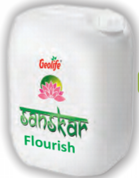 1L Sanskar Flourish - Organic NPK - Flowering Stage - Geolife NANO Tech